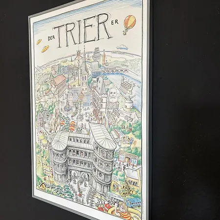 Apartamento Zentrale Ferienwohnung Trier-Euren mit Heimkino, Küche&Wallbox Tréveris