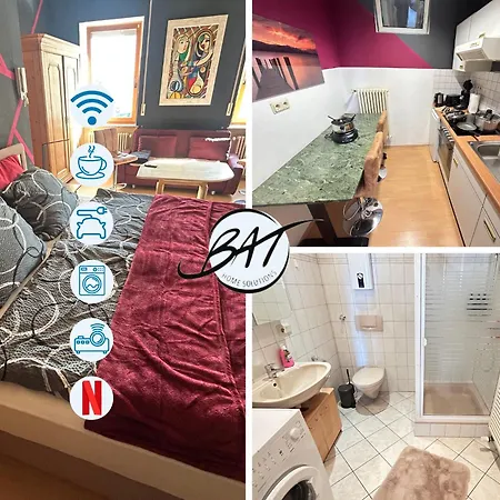 Apartment Zentrale Trier-euren Mit Heimkino, Kueche, Wallbox & Kostenlose Fahrraeder *